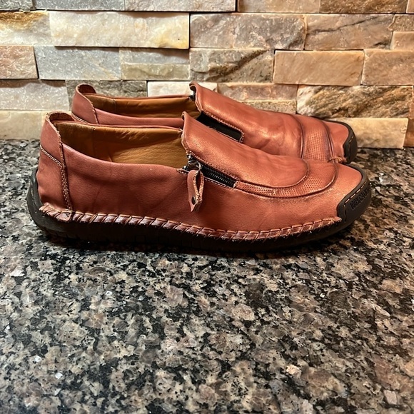 Caoutcholic leather driving European loafer 47 main image 4